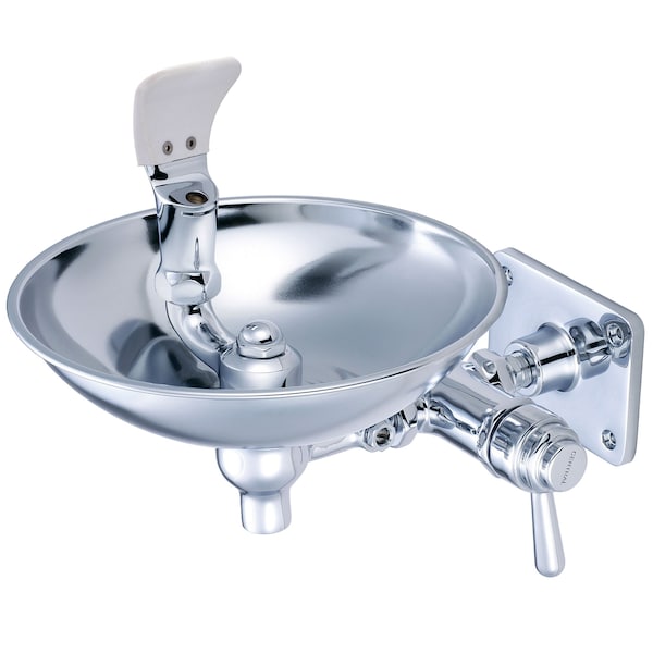 Single Hole Drinking Fountain-Wallmount w/ Anti-Microbial Flexible Mouth Guard 3/8in NPT-Female